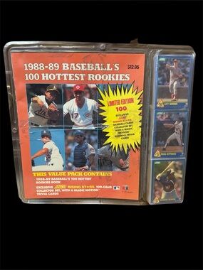 1988-89 Score Limited Edition Baseball's 100 Hottest Rookies Collector Set